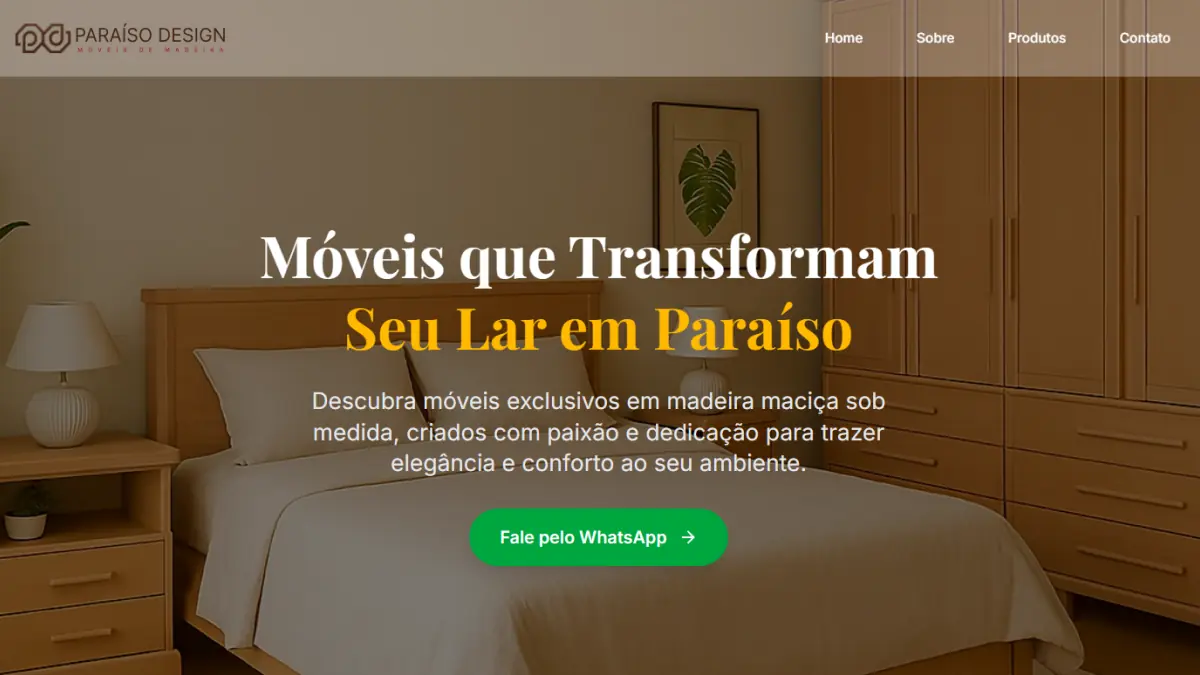 Paraiso Design — Loja de Móveis